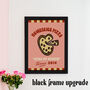 Homeslice Pizza Personalised Illustrated Pizza Print, thumbnail 5 of 6