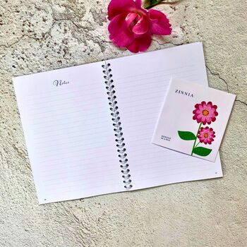 Personalised 50th Birthday Gift For Her, Luxury Gardening Set With Journal, Gloves And Seeds, 6 of 12