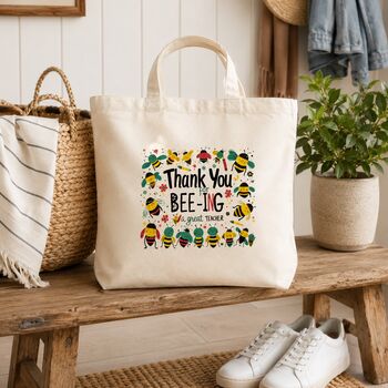 Thank You For Bee Ing A Great Teacher Tote Bag, 4 of 7