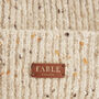 Taupe Knitted Beanie Hat, thumbnail 5 of 5