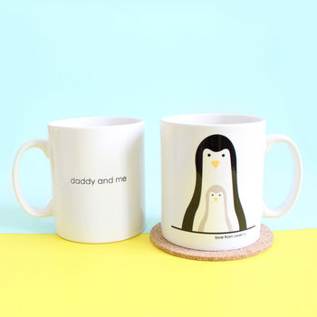 Penguin Mummy And Me, Personalised Mug, 5 of 5