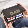 Dad Leather Playing Card Holder With Cards, thumbnail 1 of 5
