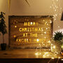 Personalised Christmas Wooden Light Box, thumbnail 1 of 6