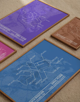 Personalised Valencia Marathon Route Poster, 2 of 5