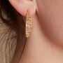 Gold Vermeil Threader Earrings, thumbnail 1 of 3