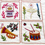 Twelve Days Of Christmas Festive Embroidery Kit, thumbnail 4 of 12