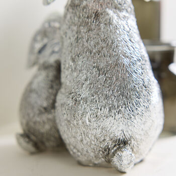 Silver Rabbits Ornament, 4 of 4