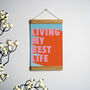 Live Your Best Life Greetings Card, thumbnail 2 of 3