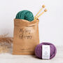Chunky Bobble Hat Easy Knitting Kit, thumbnail 7 of 7