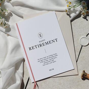 Work Leaving Card Personalised Retirement Gift For Colleague, 2 of 6