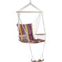 Hanging Rope Chair Hammock Padded Seat And Backrest, thumbnail 10 of 11
