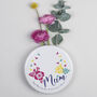 Personalised Mothers Day Flowers Ceramic Wall Vase, thumbnail 4 of 5
