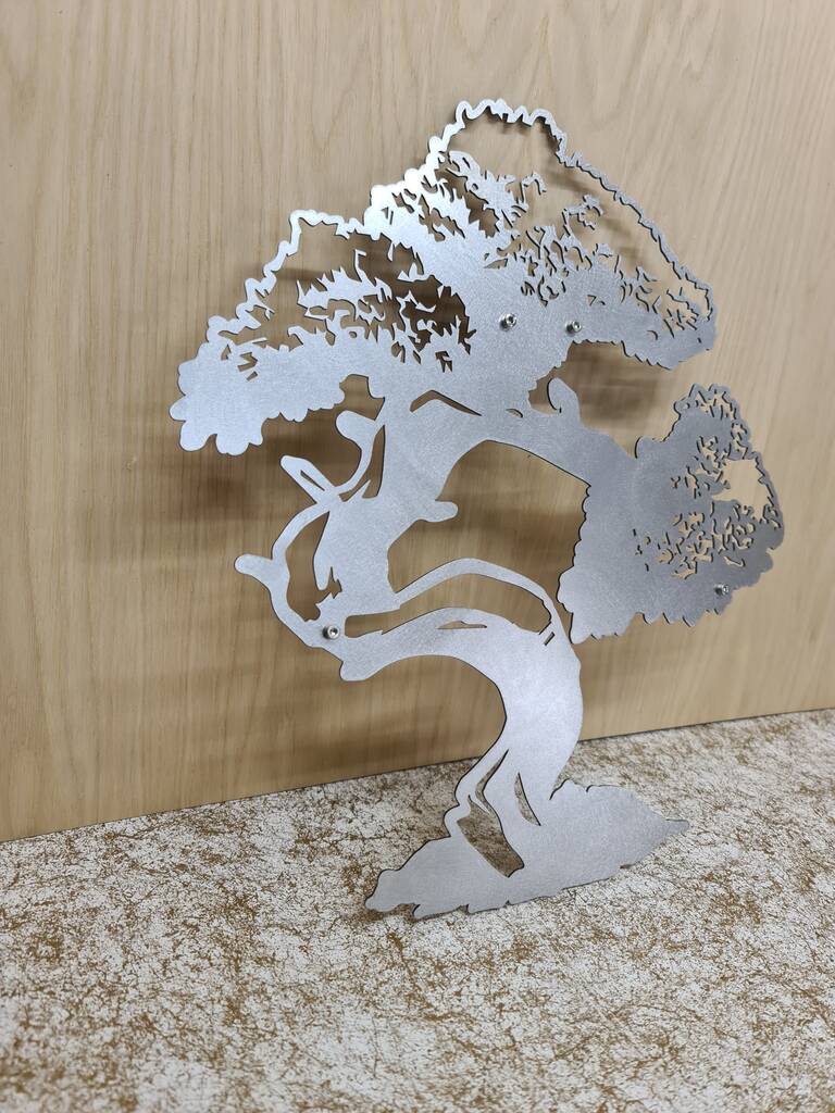 Modern Bonsai Tree Metal Wall Art Wall Home Decor By Duke Craft