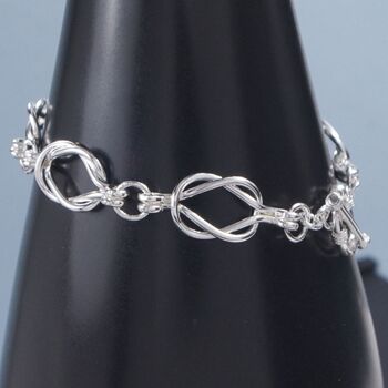 Sterling Silver Celtic Twist Bracelet, 4 of 5