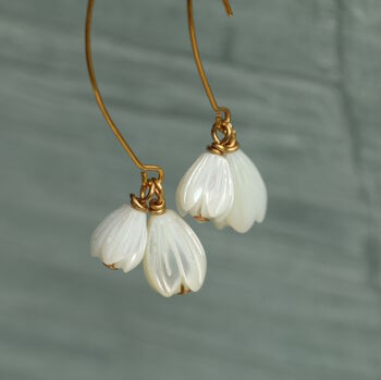 Pearl Snowdrop Earrings, 2 of 7
