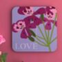 Love Gift Box With Seeds, Rose Quartz, Coaster And Inspirational Postcard – Letterbox Gift, thumbnail 4 of 7