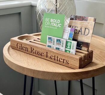 Personalised Wooden Letter Storage Tray, 4 of 4