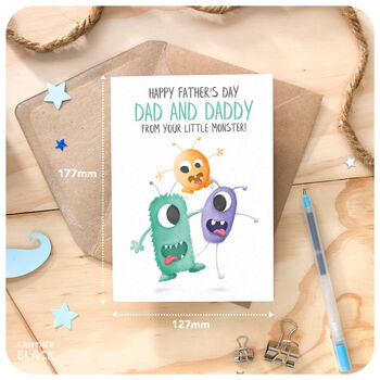 Funny Lgbt Dad And Daddy Happy Father's Day Card, 3 of 6