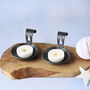 Christmas Limited Edition Candle Holder With Curved Handle : Festive Tree Design, thumbnail 4 of 9