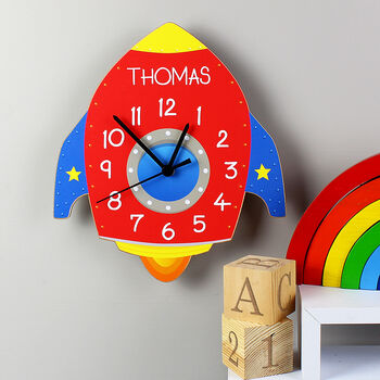 Personalised Space Rocket Clock, 3 of 3