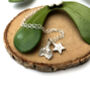 Thank You Teacher Sterling Silver Mini Holly Necklace, thumbnail 11 of 12
