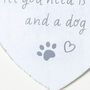 All You Need Is Love And A Dog Hanging Wooden Sign, thumbnail 3 of 3