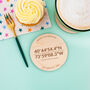 Personalised Coordinates Round Coaster, thumbnail 2 of 3
