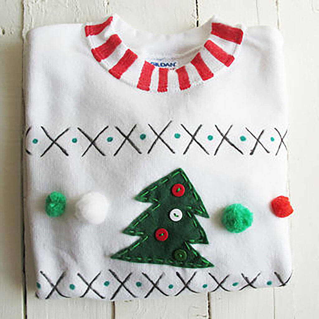 Make Your Own Christmas Jumper Craft Kit By Chips & Sprinkles ...