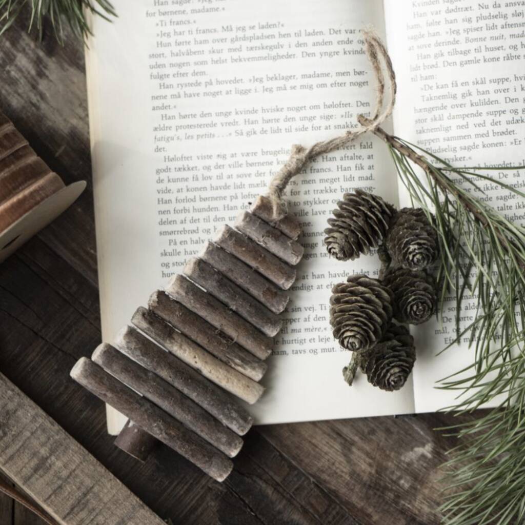 Handmade Wooden Christmas Tree Decoration, 1 of 3