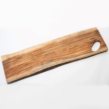 Personalised Large Live Edge Serving Board, 2 of 3
