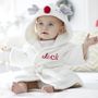 Personalised Antler Fleece Dressing Gown, thumbnail 1 of 6