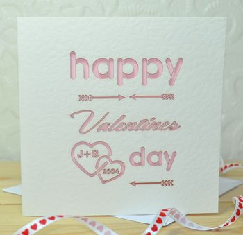 Personalised Laser Cut Valentines Card, 3 of 5
