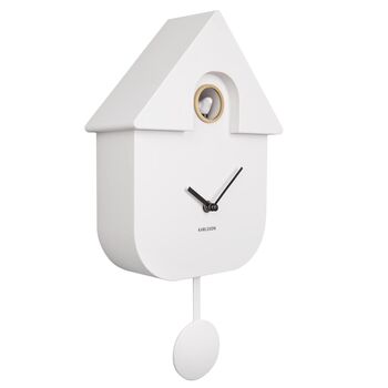 Cuckoo Clock In White, 2 of 3