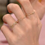Diamond 9ct Yellow Gold Melissa Eternity Ring, thumbnail 3 of 7