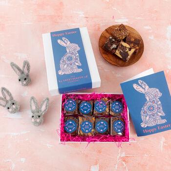 Easter Bunny Luxury Brownie Gift, 3 of 4