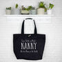 Personalised Organic Cotton Tote Bag For Grandma, thumbnail 3 of 5