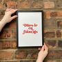 'Say It In French' Typography Print, thumbnail 1 of 7