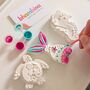 Diy Mini Painting Kit Ocean Shape, thumbnail 1 of 4