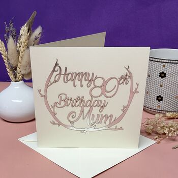 Personalised 80th Birthday Card For Mum, 2 of 9