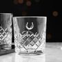 Personalised Lucky Horseshoe Whisky Tumbler, thumbnail 1 of 5