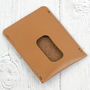 Third Anniversary Personalised Leather Card Holder, thumbnail 2 of 3