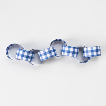Gingham Paper Chain Craft Kit, 8 of 12