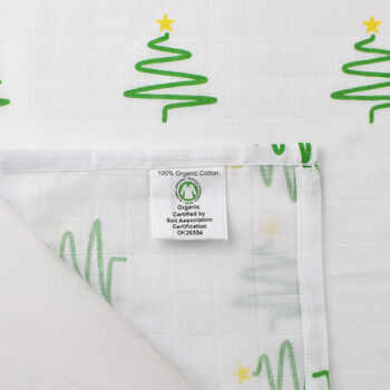 Christmas Muslin Pack Of Two, 2 of 5