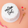 Any Custom Text Cake Charms Set, thumbnail 1 of 8