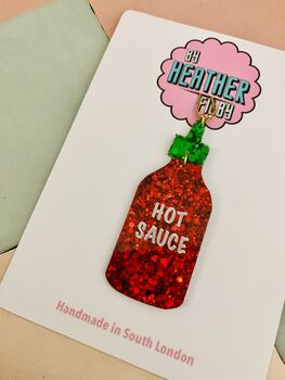 Hot Sauce Christmas Tree Decoration / Gift For Foodie / Chilli Lover Present / Novelty Festive Decoration, 3 of 6