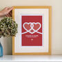 Personalised Contemporary Wedding Gift Print, thumbnail 2 of 7