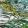 Green And Yellow Tropical Fern Leaves Cushion Cover, thumbnail 2 of 7