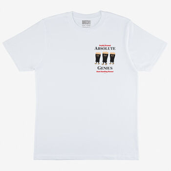 Absolute Genius Graphic T Shirt In White, 2 of 2