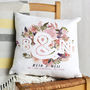 Personalised Flower Bouquet Cushion, thumbnail 3 of 3
