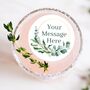 Personalised Eucalyptus Design Edible Drink Toppers, thumbnail 1 of 5